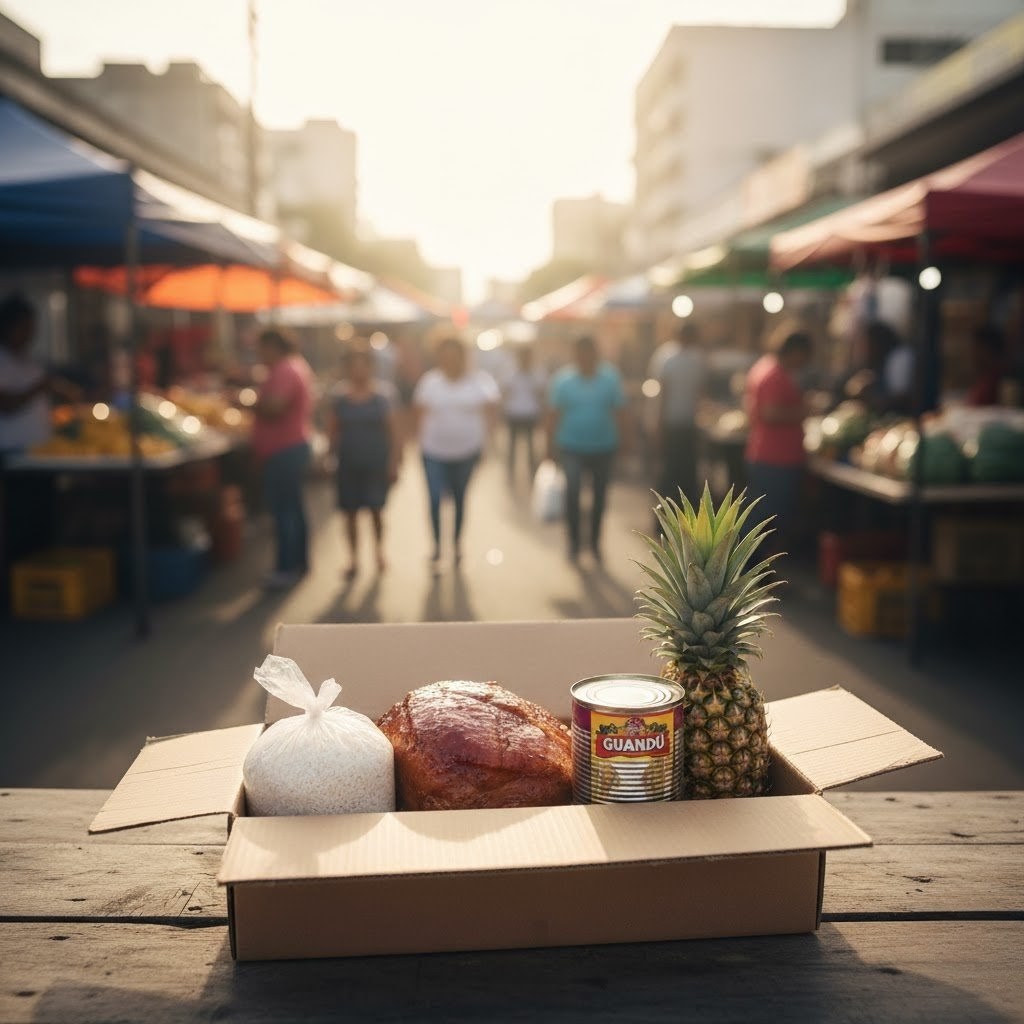 Caja Navideña del IMA con Jamón Picnic
